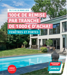 Promo 100€ de remise dès 1000€ d'achat - Menuiserie du Héron - Maître Artisan Spécialiste Rénovation en Loire Atlantique (44)