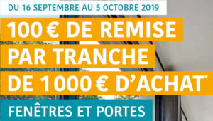 Promo 500€ de remise dès 5000€ d'achat - Menuiserie du Héron